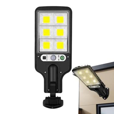 Imagem de Rrlihjgu Luzes Solares Com Sensor De Movimento | Luzes Solares Impermeáveis 400LM para Sensor de Movimento Externo - Holofote De Segurança Para Caminho Varanda Área De Piscina Garagem E Decoração