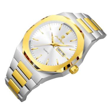 Imagem de Relógio Poedagar P825B Quartzo (Prata Gold)