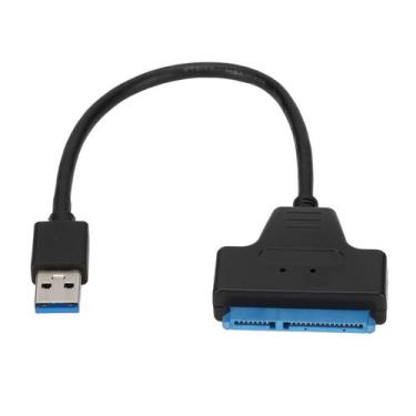 Imagem de Cabo adaptador USB 3.0 para SATA ASHATA para HDD/SSD de 2,5 pol/3,5 po