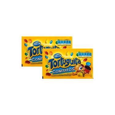 Imagem de Kit 2 Tortuguita Confeitos Arcor 40g