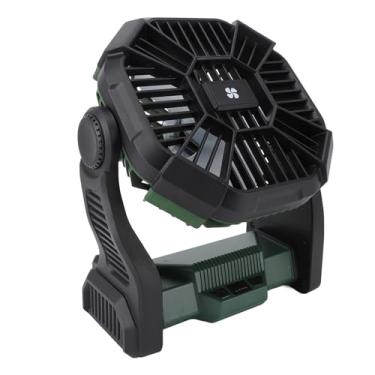 Imagem de Generic Fã de Acampamento Ao Ar Livre, USB Recarregable Camping Tent Fan 360 Graus para Ao Ar Livre (Verde)