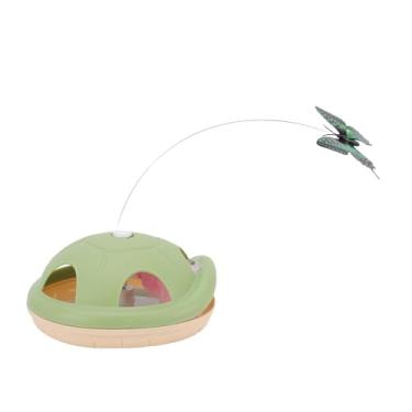 Imagem de Zerodis Brinquedos de Gatos Interativos para Gatos Internos Brinquedos de Penas In1 Automático Interativo de Gatinho Self Play Ratção Automática Forma de Tartaruga de Movimento Ativado Eletrônico