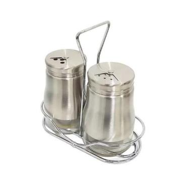 Imagem de  Porta tempero 2 peças aço inox - Dolce Home