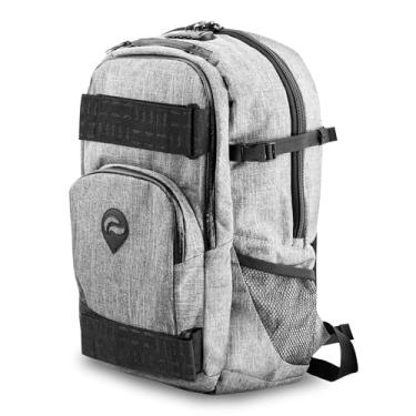 Imagem de Mochila Skunk Nomad Skaters – à prova de odor – à prova d'água – com trava de combinação, Laptop, Cinza, Large