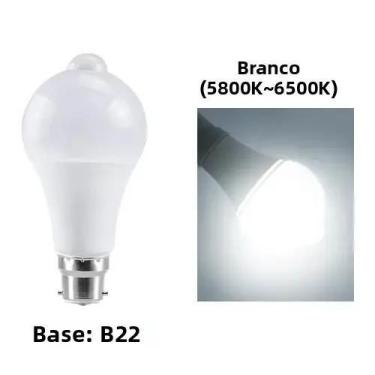 Imagem de Lâmpada LED Com Sensor De Movimento E27 Luz PIR Para Varanda Escadas G