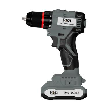 Imagem de Furadeira Parafusadeira a Bateria 21V Brushless Bivolt RZ-FPBB21 - Razi