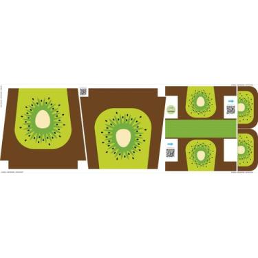 Imagem de Tecido Painel Ecobag Estojo Kiwi - Meia Tigela - Ponto X Tecidos