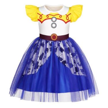 Imagem de Fantasia de princesa Vestido HenzWorld para meninas de 2 a 3 anos
