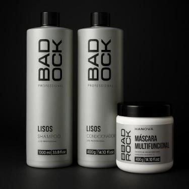 Imagem de Kit Shampoo e Condicionador 1L Cabelos lisos Máscara Multifuncional 40