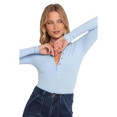 Imagem de Petal & Pup Blusa feminina, azul claro