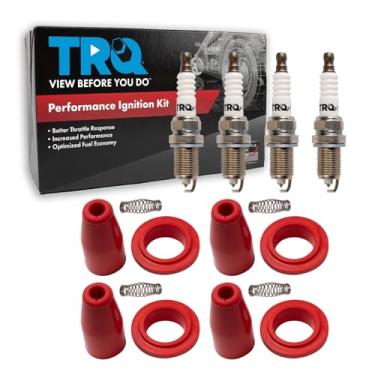 Imagem de TRQ Kit de ignição vermelho compatível com Chevrolet Aveo Aveo5 2009-2011 Pontiac G3 2008 Saturn Astra 2009-2010