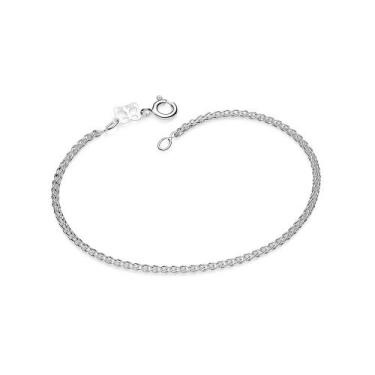 Imagem de Pulseira Elos Cadeados Duplos Prata 925 Rommanel 850109, Prata