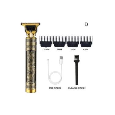 Imagem de Máquina de corte de cabelo e barba com barba elétrica - Lightbek Offic