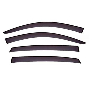Imagem de GRJQRKHZ Defletor de janela lateral do carro para N&issan CIMA MK5 Y51 2012-2023 Weathershied viseira de porta vento sol proteção chuva janela lateral defletores de vento