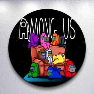 Imagem de Capa para painel Us Game Among decoração festa infantil Menino tamanho