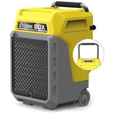 Imagem de Desumidificador Comercial ALORAIR 80 litros LGR com Mangueira de Drenagem por Bomba, Portátil para Ambientes Industriais, Ideal para Porões