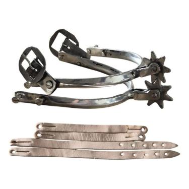 Imagem de 2X Espora Ispora Cavalo Barata Preço Baixo Batida Correia Co