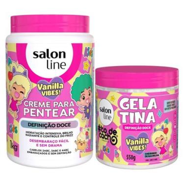 Imagem de Super Definição Kids: Creme 1kg e Gelatina 550g Vanilla Vibes! Salon L