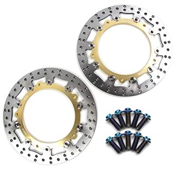 Imagem de Discos de freio dianteiro Arashi Rotores com parafusos de montagem para BMW F750GS F850GS ABS 2018-2021, R1100GS 94-06, R1150GS 99-01, K1200LT 99-00, K1200RS 97-00, R1200GS nonABS 00. 4-13, R1250GS 19