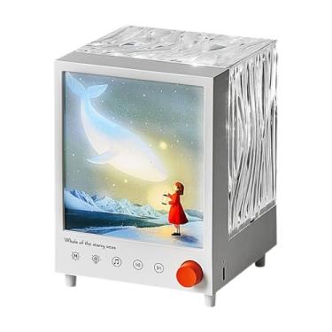 Imagem de KiBcsLic Luzes Galaxy Light Projetor Wave Lâmpada Ondulação de Água Iluminação Romântica para Quarto de Meninas Adolescentes Sala de Jogos