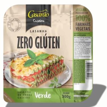 Imagem de Massa Caseira para Lasanha Verde Sem Glúten Casarão 300g