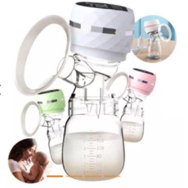 Imagem de SUPER Bomba Sugador Tira Leite Materno Digital Elétrico Portátil - PRE