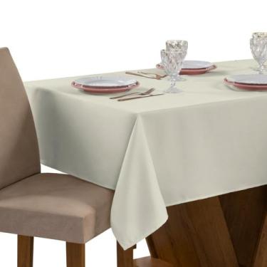Imagem de Toalha de Mesa TECIDO GROSSO Oxford Liso 1,50M x 2,00M Retangular com 