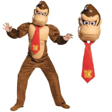 Imagem de Child Deluxe Donkey Kong Costume - M Brown