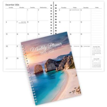 Imagem de Bobina mensal A5 15x21cm Planner Zuozee 2025-2027