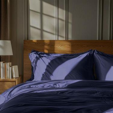 Imagem de 2 Toalhas de Banho Casa Di Valle Gigante Algodão Home, Azul Petróleo