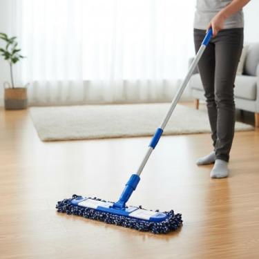 Imagem de Mop Nobre ProFlex 40cm – Cabo Telescópico com Refil de Algodão