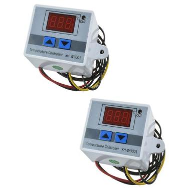Imagem de Kit Termostato Digital W3001 220V (3x) + Termohigrometro Outdoor (3x) 