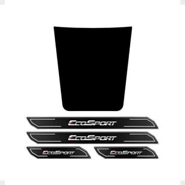 Imagem de Adesivo Do Capô Black Compatível C/ Ecosport 2013/ + Soleira - SPORTIN
