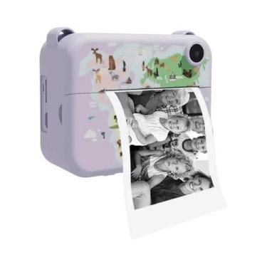Imagem de Câmera Digital Infantil Com Impressão Instantânea, Mini Impressora Tér