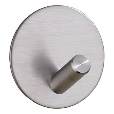 Imagem de Gancho De Parede Auto Adesivo Redondo Sup. Inox