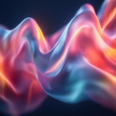 Imagem de Quadro Decorativo Abstrato Colorido com Efeito Luminotécnico para Sala e Escritório 40x40cm