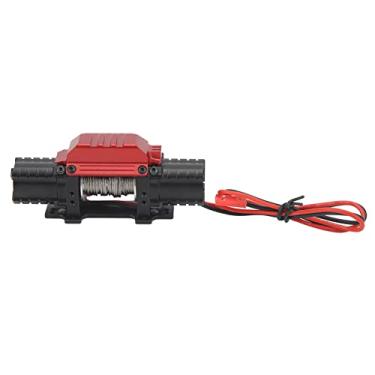 Imagem de Guincho de Motor Duplo RC, Corpo de Liga de Alumínio, Cabo Ultra-macio, Objetos de Reboque, Hsp, Redcat, para Tamiya, Scx10 D90 Axial, Hpi (Preto)