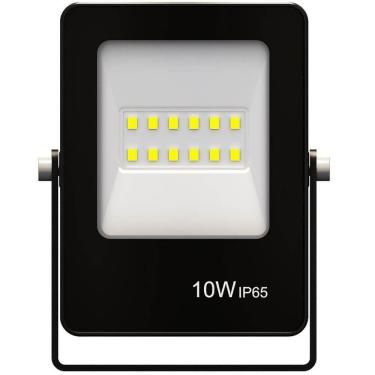 Imagem de Refletor Led Ultrafino Bivolt Preto 6500k 10 Watts - 9380 - Gaya