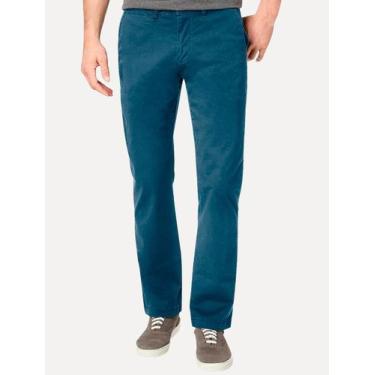 Imagem de Calça Tommy Hilfiger Masculina de Sarja Brooklyn Azul Cobalto Tamanho 