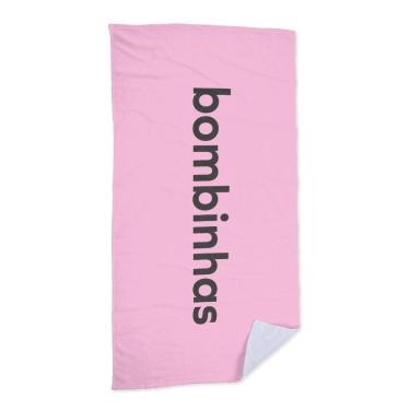 Imagem de Toalha De Praia - Praia De Bombinhas Rosa