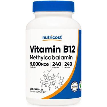 Imagem de Vitamina B12 5000mcg 240 Caps Nutricost