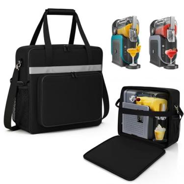 Imagem de Bolsa de transporte para máquina Ninja SLUSHi Slushie, bolsa de viagem portátil para viagem, abertura frontal espessa acolchoada para proteção, acessórios de bolsa para Ninja Slushie