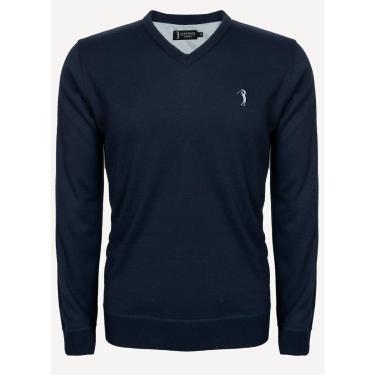 Imagem de Suéter Aleatory Gola V New Frame Marinho-Masculino