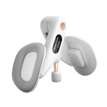 Imagem de UGPLM Aparelho portátil para exercícios de Kegel para fortalecimento da parte interna da coxa e do assoalho pélvico, ideal para mulheres, Cinza