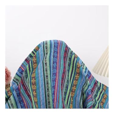 Imagem de Tecido Étnico Indiano De Com Estampa Em Bloco À Mão, Tecido Étnico Indiano, Étnico, Para Confecção De Roupas, Costura Artesanal(2#,1.5x7m/4.9x23ft)