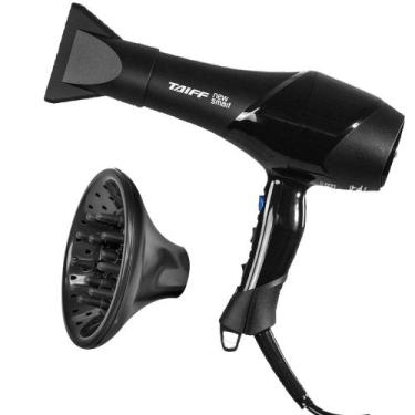 Imagem de Kit Difusor Cachos + Taiff Secador New Smart 1700w 110v, Preto, 110V