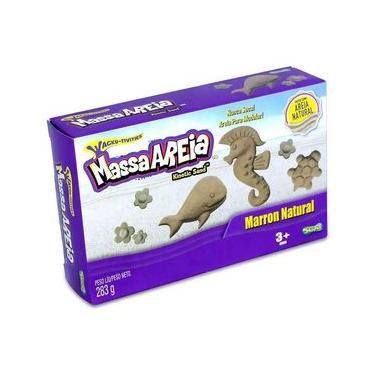 Imagem de Massaareia - Areia Cinética 283 G - Marrom Natural