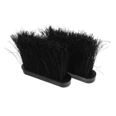 Imagem de TOPPERFUN 1 conjunto de cabeça de escova de substituição de vassoura de lareira para limpeza eficiente de cinzas e design compacto e prático para uso doméstico e tarefas de limpeza diárias, 2 peças