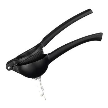Imagem de Espremedor De Limão Metal Preto Reforçado Manual, Resistente e Eficiente para Bebidas(1)