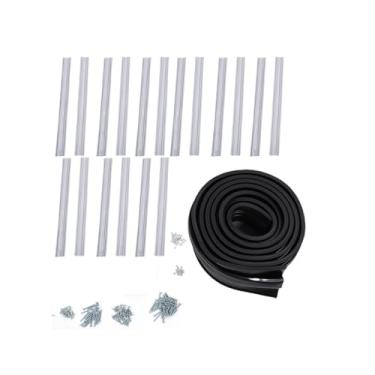 Imagem de Acouto Tira de Vedação Inferior da Porta da Garagem, Tira de Vedação de Borracha para a Maioria das Portas de Garagem, Evita Infiltração de água, Com Combinação de Formato u de Trilha de (INHAME)